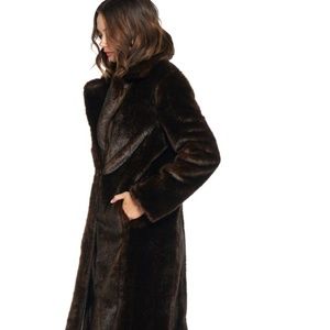 Avec Les Filles faux fur coat